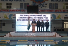 Открытие республиканского турнира по плаванию посвященного «Дню Президента Республики Таджикистан»